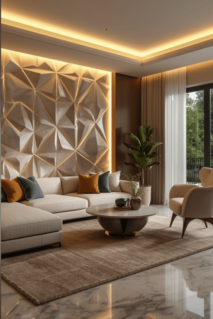 6. Rustic French Country Living Room