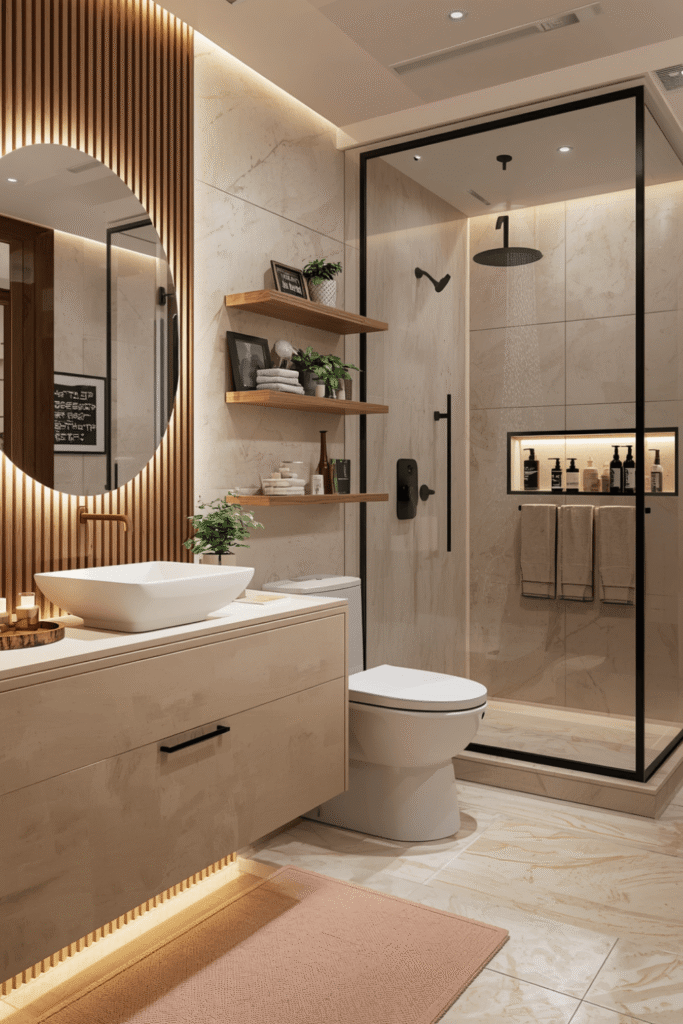 4. Floating Bathroom Vanity