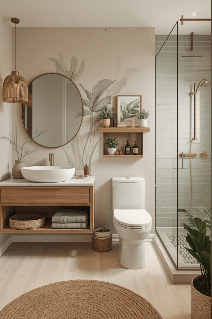 5. Biophilic Bathroom Design