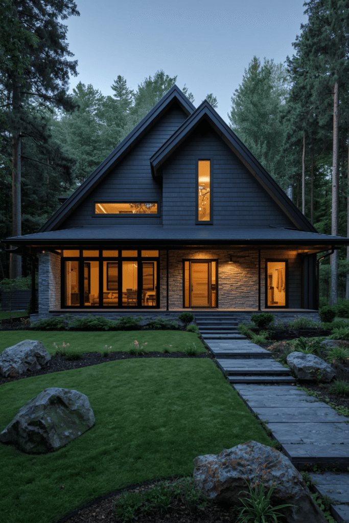 5. Modern Cabin Exterior