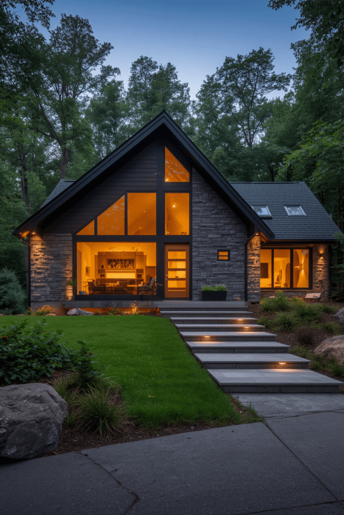 6. Contemporary Cabin Design