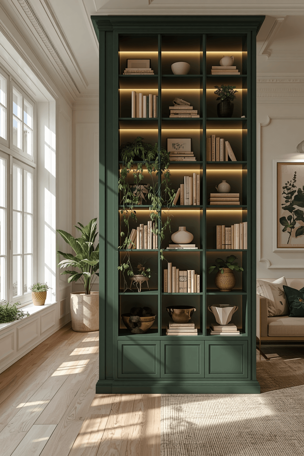 Choosing the Right Shade Green Room Divider Ideas