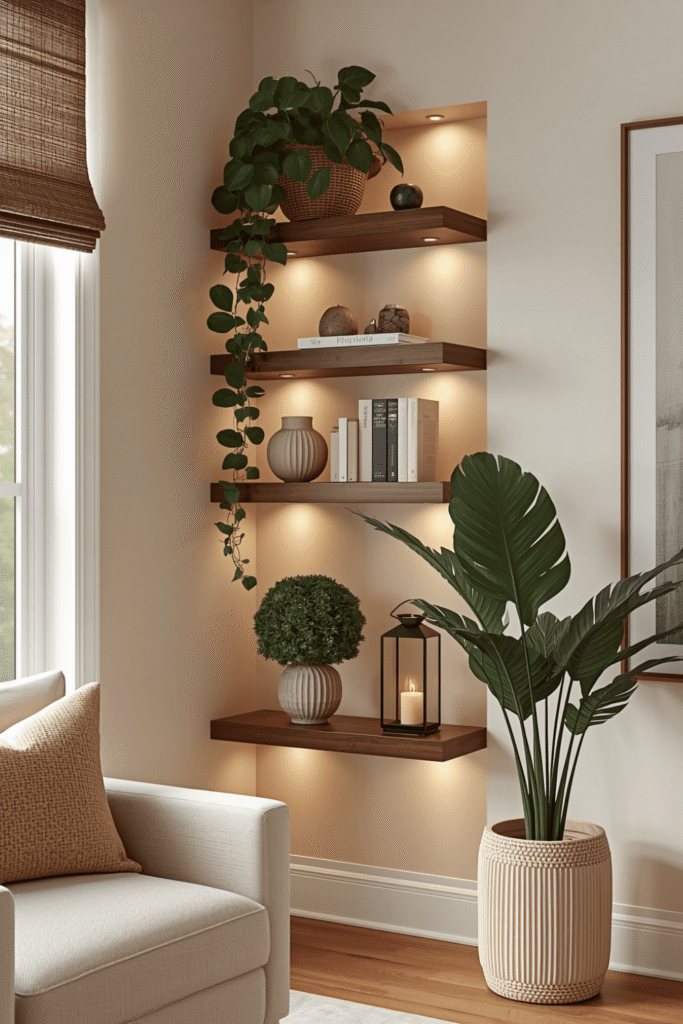 Living Room Plant Decor Beyond the Shelf