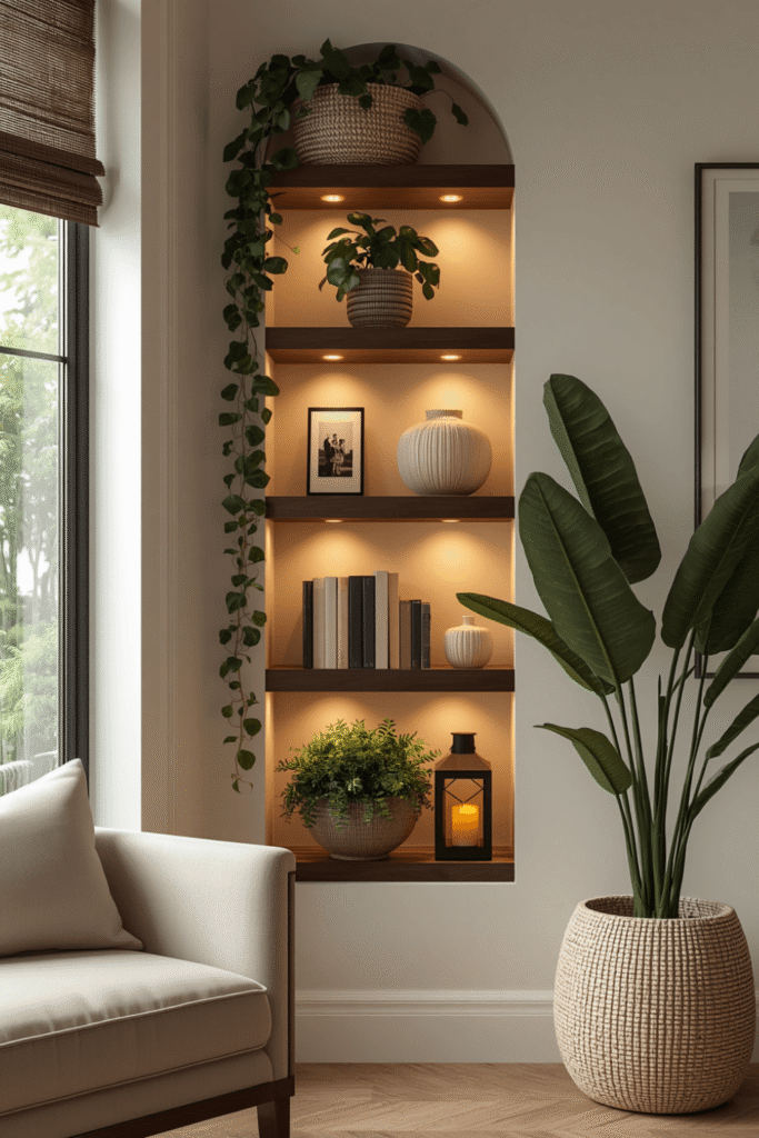 Plant Shelf Ideas to Bring in Some Green