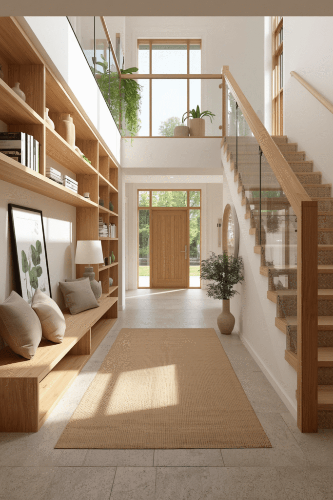 Wood Wall Shelving for a Floating, Modern Look