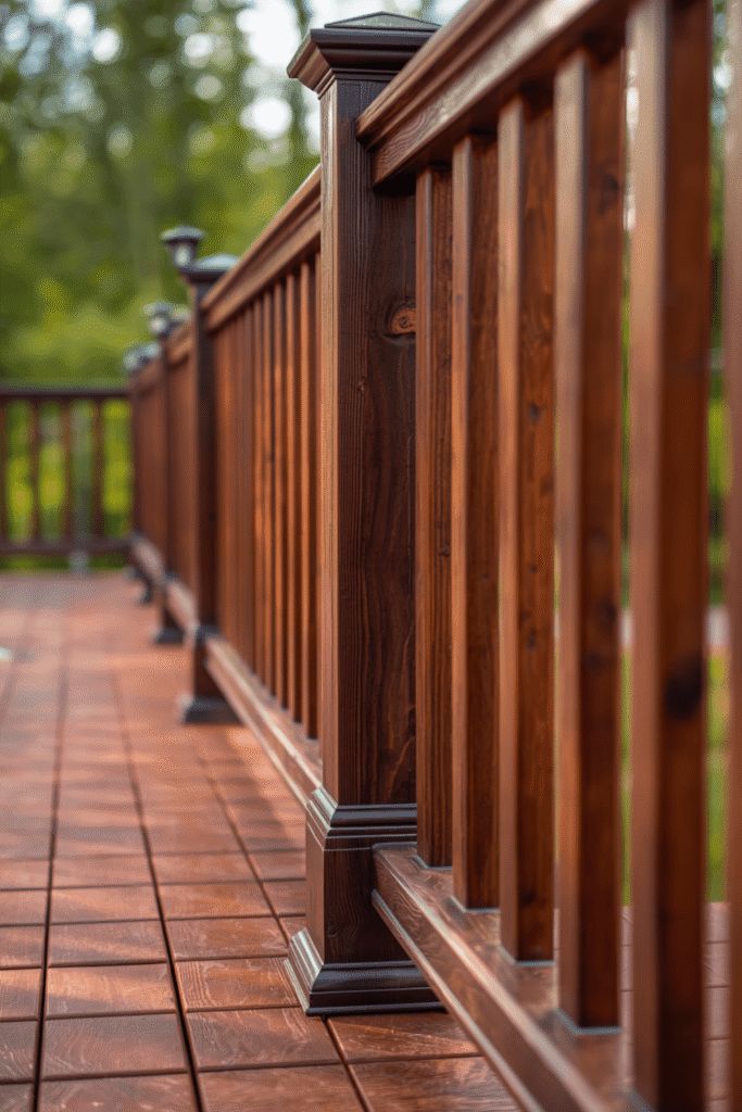 Wooden Porch Railing Ideas for Warmth and Character
