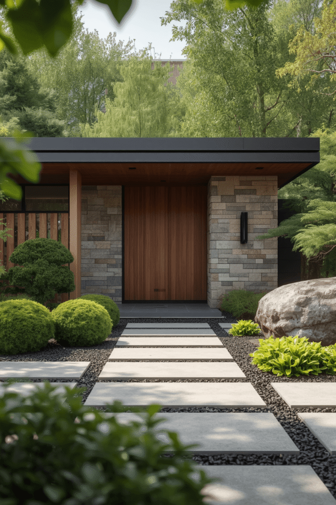Zen Garden Ideas for a Calming Entrance