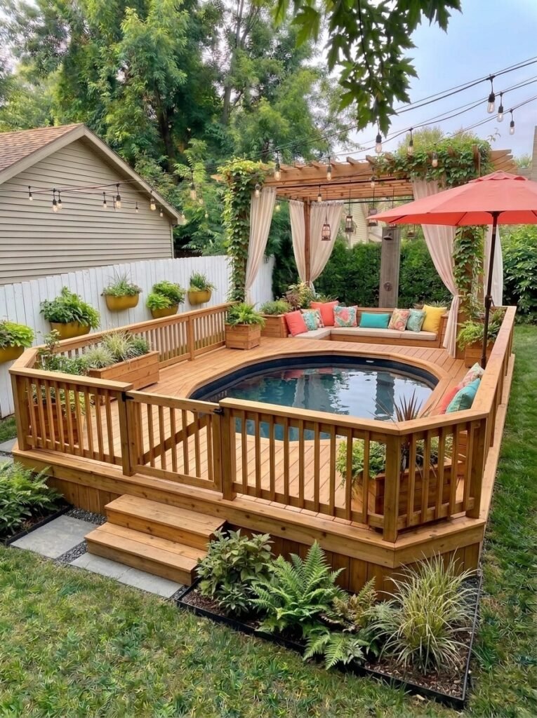13. Deck Surround for In-Ground Look