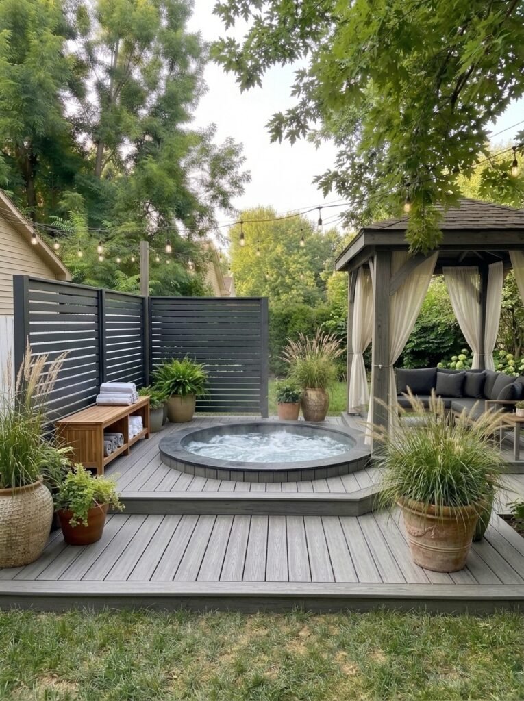 18. Deck Surround for Hot Tub