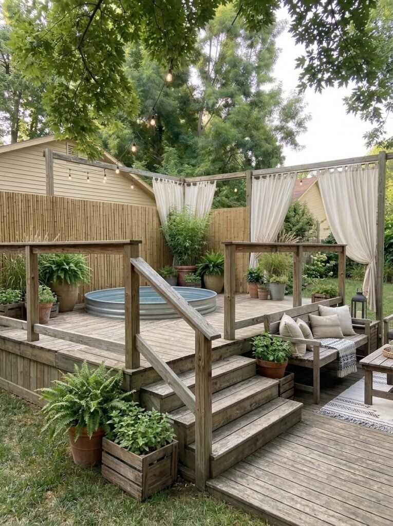 22. Multilevel Pool Deck