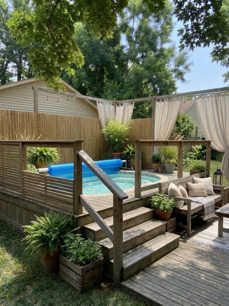24. Solar-Heated Mini Pool