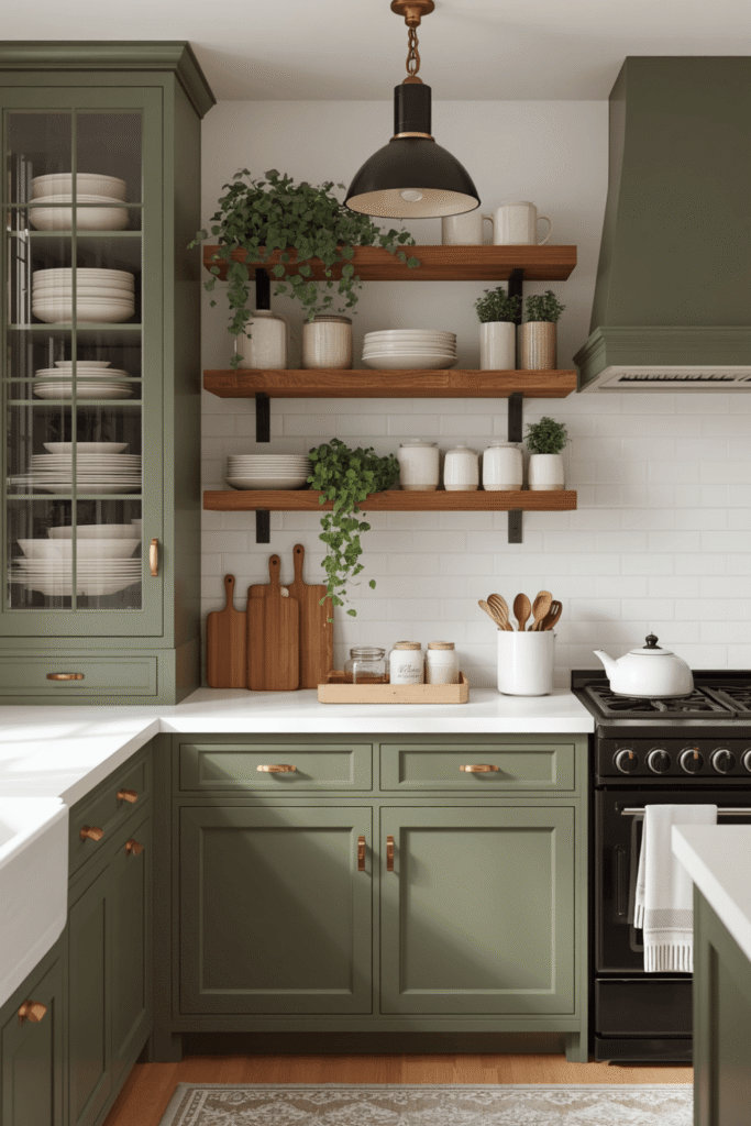 Green And White Kitchen The Easiest Starting Point