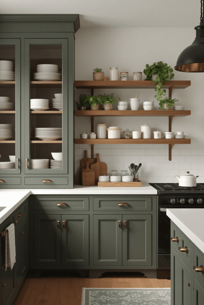 Green Kitchen Cabinets Choosing Your Shade